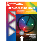 Sport si Outdoor - Ciclism - Accesorii pentru biciclete - Lumini biciclete - Lumini tubulare LED pentru roti bicicleta, SpinBrightz, multicolor - Infinity.ro