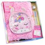 Carti si Birotica - Papetarie - Agende si calendare - Planere - Agenda gigant Girabrilla ,   Unicorn Magic, cu coperta pufoasa si poseta detasabila - Infinity.ro