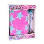 Carti si Birotica - Papetarie - Agende si calendare - Jurnale - Jurnal Fashion Girabrilla ,   set jurnal cu paiete reversibile si pix - Infinity.ro