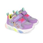 Fashion, accesorii si bijuterii - Copii - Incaltaminte copii - Sneakers si tenisi copii - Sneakers Bluey cu luminite Garvalin 251856, roz (Marime: 29 (18,2-18,7 cm)) - Infinity.ro