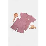 Fashion, accesorii si bijuterii - Copii - Imbracaminte copii - Treninguri si compleuri copii - Set tricou cu pantaloni Bamboo, roz, BabyCosy, 50%bumbac+50% bambus (Marime: 3-6 Luni) - Infinity.ro