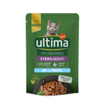 Petshop - Hrana - Hrana pisici - Hrana umeda pisici - Hrana umeda pentru pisici adulte sterilizate ULTIMA CAT, cu pastrav, 85G - Infinity.ro
