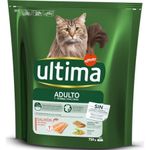 Petshop - Hrana - Hrana pisici - Hrana uscata pisici - Hrana uscata pentru pisici adulte ULTIMA CAT, cu somon si orez, 750G - Infinity.ro