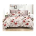 Casa si Gradina - Textile si covoare - Lenjerii de pat - Seturi de lenjerie - Lenjerie pat dublu cu Elastic, Finet, 4 piese - Infinity.ro