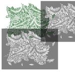 Casa si Gradina - Decoratiuni - DIY - Sabloane decorative pereti - Sablon 563x570x0.7mm Larkspur Refolosibil, model MXSP7008 - Infinity.ro