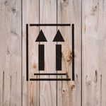 Casa si Gradina - Decoratiuni - DIY - Sabloane decorative pereti - Sablon Perete vopsire, tencuiala 0.7mm Up Arrow Refolosibil, model MXSP7239, 200 x 200 mm, 0.70mm - Infinity.ro