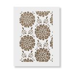 Casa si Gradina - Decoratiuni - DIY - Sabloane decorative pereti - Sablon 900x600x0.7mm All-Over Dahlia Refolosibil, model MXSP7017 - Infinity.ro