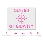 Casa si Gradina - Decoratiuni - DIY - Sabloane decorative pereti - Sablon Perete vopsire, tencuiala 0.7mm Center Of Gravity Refolosibil, model MXSP7234, 200 x 200 mm, 0.70mm - Infinity.ro