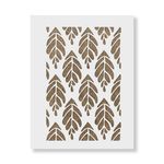 Casa si Gradina - Decoratiuni - DIY - Sabloane decorative pereti - Sablon 900x600x0.7mm Modern Broadleaf Refolosibil, model MXSP7020 - Infinity.ro