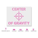 Casa si Gradina - Decoratiuni - DIY - Sabloane decorative pereti - Sablon Perete vopsire, tencuiala 0.7mm Center Of Gravity Refolosibil, model MXSP7234, 100 x 100 mm, 0.70mm - Infinity.ro