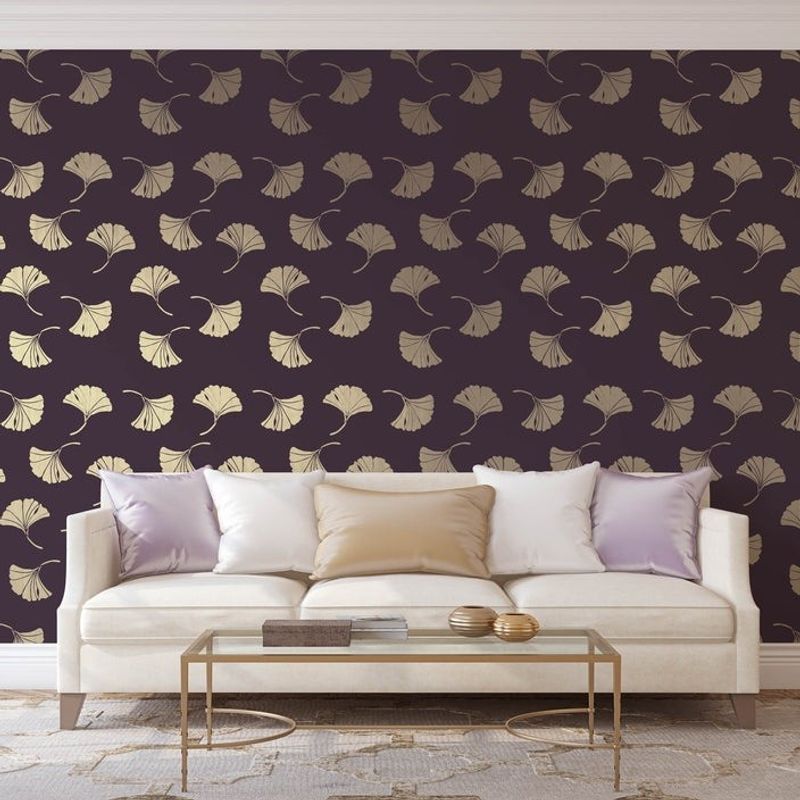 Casa si Gradina - Decoratiuni - DIY - Sabloane decorative pereti - Sablon 900x600x0.7mm Ginkgo Refolosibil, model MXSP7021 - Infinity.ro