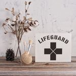 Casa si Gradina - Decoratiuni - DIY - Sabloane decorative pereti - Sablon Perete vopsire, tencuiala 0.7mm Lifeguard Refolosibil, model MXSP7250, 600 x 600 mm, 0.70mm - Infinity.ro