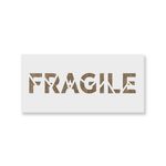Casa si Gradina - Decoratiuni - DIY - Sabloane decorative pereti - Sablon Perete vopsire, tencuiala 0.7mm Fragile Word Broken Refolosibil, model MXSP7251, 300 x 300 mm, 0.70mm - Infinity.ro