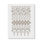 Casa si Gradina - Decoratiuni - DIY - Sabloane decorative pereti - Sablon 900x600x0.7mm Tribal Rug Refolosibil, model MXSP7027 - Infinity.ro
