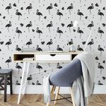Casa si Gradina - Decoratiuni - DIY - Sabloane decorative pereti - Sablon 900x600x0.7mm Flamingo Refolosibil, model MXSP7030 - Infinity.ro