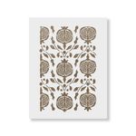Casa si Gradina - Decoratiuni - DIY - Sabloane decorative pereti - Sablon 900x600x0.7mm Pomegranate Refolosibil, model MXSP7033 - Infinity.ro