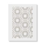 Casa si Gradina - Decoratiuni - DIY - Sabloane decorative pereti - Sablon 890x580x0.7mm Hexagon Refolosibil, model MXSP7034 - Infinity.ro