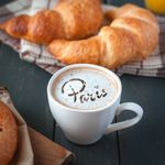 Casa si Gradina - Decoratiuni - DIY - Sabloane decorative pereti - Set 14 sabloane decorare cafea 25 si 7 cm 0.5mm Paris model MXSP7354 - Infinity.ro