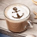 Casa si Gradina - Decoratiuni - DIY - Sabloane decorative pereti - Set 14 sabloane decorare cafea 20 si 7 cm 0.5mm Mare model MXSP7349 - Infinity.ro