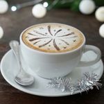 Casa si Gradina - Decoratiuni - DIY - Sabloane decorative pereti - Set 14 sabloane decorare cafea 29 si 7 cm 0.5mm Revelion model MXSP7358 - Infinity.ro