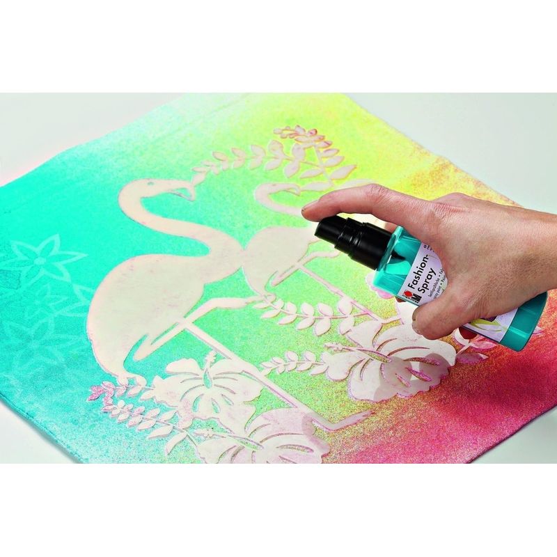 Casa si Gradina - Decoratiuni - DIY - Sabloane decorative pereti - Sablon tip Silueta Flamingo pentru textil, mobila, perete dimensiune 300x300 mm grosime 0,3mm model MXSP7387 - Infinity.ro
