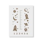 Casa si Gradina - Decoratiuni - DIY - Sabloane decorative pereti - Sablon 900x600x0.7mm Space Scara crestere baietei 1,5m Refolosibil, model MXSP7041 - Infinity.ro