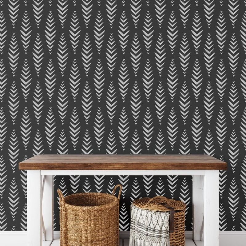 Casa si Gradina - Decoratiuni - DIY - Sabloane decorative pereti - Sablon Perete vopsire, tencuiala 900x600x0.7mm Dashed Arrow Refolosibil, model MXSP7124 - Infinity.ro