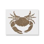 Casa si Gradina - Decoratiuni - DIY - Sabloane decorative pereti - Sablon Perete vopsire, tencuiala 0.7mm Crab Maryland model MXSP7409, 600 x 600 mm - Infinity.ro