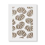 Casa si Gradina - Decoratiuni - DIY - Sabloane decorative pereti - Sablon Perete vopsire, tencuiala 900x600x0.7mm Scandinavian Thistle Refolosibil, model MXSP7126 - Infinity.ro