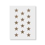 Casa si Gradina - Decoratiuni - DIY - Sabloane decorative pereti - Sablon Perete vopsire, tencuiala 900x600x0.7mm Star Pattern Refolosibil, model MXSP7127 - Infinity.ro