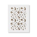 Casa si Gradina - Decoratiuni - DIY - Sabloane decorative pereti - Sablon Perete vopsire, tencuiala 900x600x0.7mm Cute Animals Refolosibil, model MXSP7133 - Infinity.ro