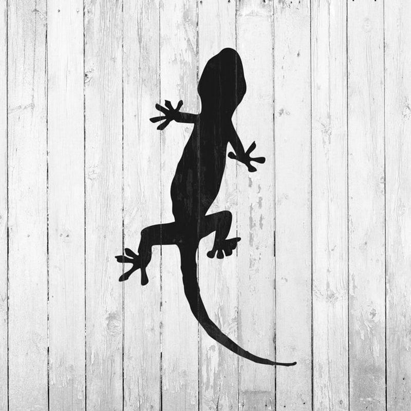 Casa si Gradina - Decoratiuni - DIY - Sabloane decorative pereti - Sablon Perete vopsire, tencuiala 0.7mm Geko model MXSP7414, 500 x 500 mm - Infinity.ro