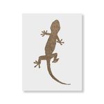 Casa si Gradina - Decoratiuni - DIY - Sabloane decorative pereti - Sablon Perete vopsire, tencuiala 0.7mm Geko model MXSP7414, 700 x 700 mm - Infinity.ro