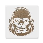 Casa si Gradina - Decoratiuni - DIY - Sabloane decorative pereti - Sablon Perete vopsire, tencuiala 0.7mm Gorila model MXSP7423, 400 x 400 mm - Infinity.ro