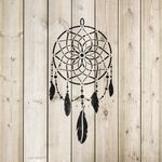 Casa si Gradina - Decoratiuni - DIY - Sabloane decorative pereti - Sablon Perete vopsire, tencuiala 0.7mm Dream Catcher model MXSP7456, 1000 x 1000 mm - Infinity.ro
