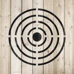 Casa si Gradina - Decoratiuni - DIY - Sabloane decorative pereti - Sablon Perete vopsire, tencuiala 0.7mm Tinta Bullseye model MXSP7457, 400 x 400 mm - Infinity.ro