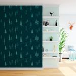 Casa si Gradina - Decoratiuni - DIY - Sabloane decorative pereti - Sablon Perete vopsire, tencuiala 900x600x0.7mm Fir Tree Forest Refolosibil, model MXSP7052 - Infinity.ro