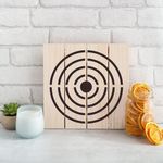 Casa si Gradina - Decoratiuni - DIY - Sabloane decorative pereti - Sablon Perete vopsire, tencuiala 0.7mm Tinta Bullseye model MXSP7457, 900 x 900 mm - Infinity.ro