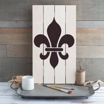 Casa si Gradina - Decoratiuni - DIY - Sabloane decorative pereti - Sablon Perete vopsire, tencuiala 0.7mm Floare de Crin model MXSP7447, 700 x 700 mm - Infinity.ro