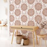 Casa si Gradina - Decoratiuni - DIY - Sabloane decorative pereti - Sablon Perete vopsire, tencuiala 900x600x0.7mm All-Over Dahlia Refolosibil, model MXSP7055 - Infinity.ro