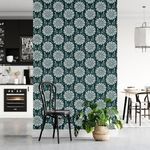 Casa si Gradina - Decoratiuni - DIY - Sabloane decorative pereti - Sablon Perete vopsire, tencuiala 900x600x0.7mm All-Over Dahlia Refolosibil, model MXSP7055 - Infinity.ro