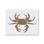 Casa si Gradina - Decoratiuni - DIY - Sabloane decorative pereti - Sablon Perete vopsire, tencuiala 0.7mm Crab model MXSP7439, 100 x 100 mm - Infinity.ro