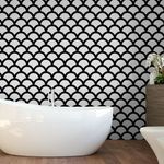 Casa si Gradina - Decoratiuni - DIY - Sabloane decorative pereti - Sablon Perete vopsire, tencuiala 900x600x0.7mm Fish Scale Refolosibil, model MXSP7071 - Infinity.ro