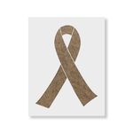 Casa si Gradina - Decoratiuni - DIY - Sabloane decorative pereti - Sablon Perete vopsire, tencuiala 0.7mm Panglica Cancer de San model MXSP7461, 800 x 800 mm - Infinity.ro