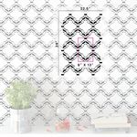 Casa si Gradina - Decoratiuni - DIY - Sabloane decorative pereti - Sablon Perete vopsire, tencuiala 900x600x0.7mm Moroccan Detailed Refolosibil, model MXSP7080 - Infinity.ro