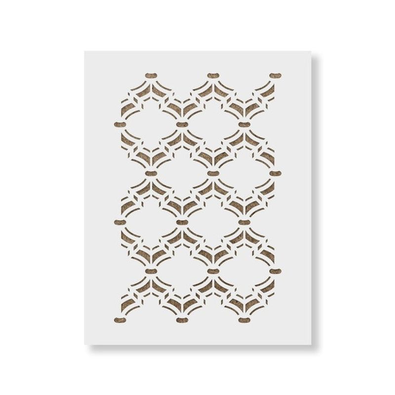 Casa si Gradina - Decoratiuni - DIY - Sabloane decorative pereti - Sablon Perete vopsire, tencuiala 900x600x0.7mm Moroccan Detailed Refolosibil, model MXSP7080 - Infinity.ro