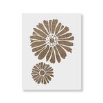 Casa si Gradina - Decoratiuni - DIY - Sabloane decorative pereti - Sablon Perete vopsire, tencuiala 900x600x0.7mm Daisy Floral Refolosibil, model MXSP7078 - Infinity.ro