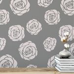 Casa si Gradina - Decoratiuni - DIY - Sabloane decorative pereti - Sablon Perete vopsire, tencuiala 900x600x0.7mm Roses Refolosibil, model MXSP7091 - Infinity.ro