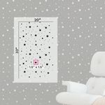 Casa si Gradina - Decoratiuni - DIY - Sabloane decorative pereti - Sablon Perete vopsire, tencuiala 900x600x0.7mm Twinkle Stars Refolosibil, model MXSP7094 - Infinity.ro
