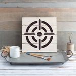 Casa si Gradina - Decoratiuni - DIY - Sabloane decorative pereti - Sablon Perete vopsire, tencuiala 0.7mm Bullseye model MXSP7474, 500 x 500 mm - Infinity.ro